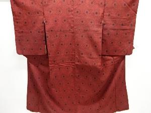 大正ロマン　華紋織出しお召着物